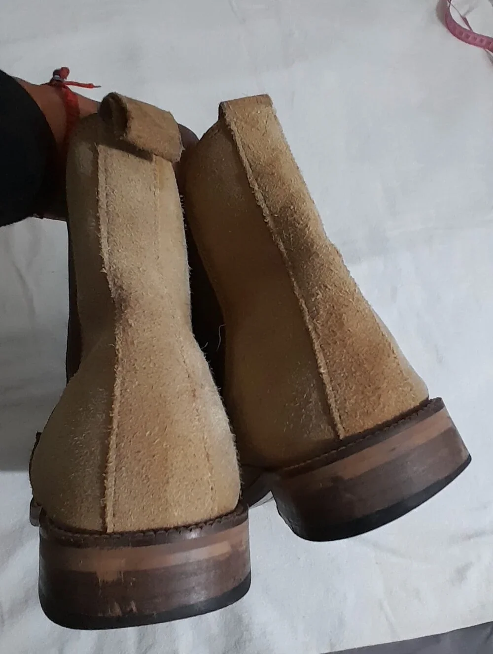 Men's Chelsea Boots in Tan Suede